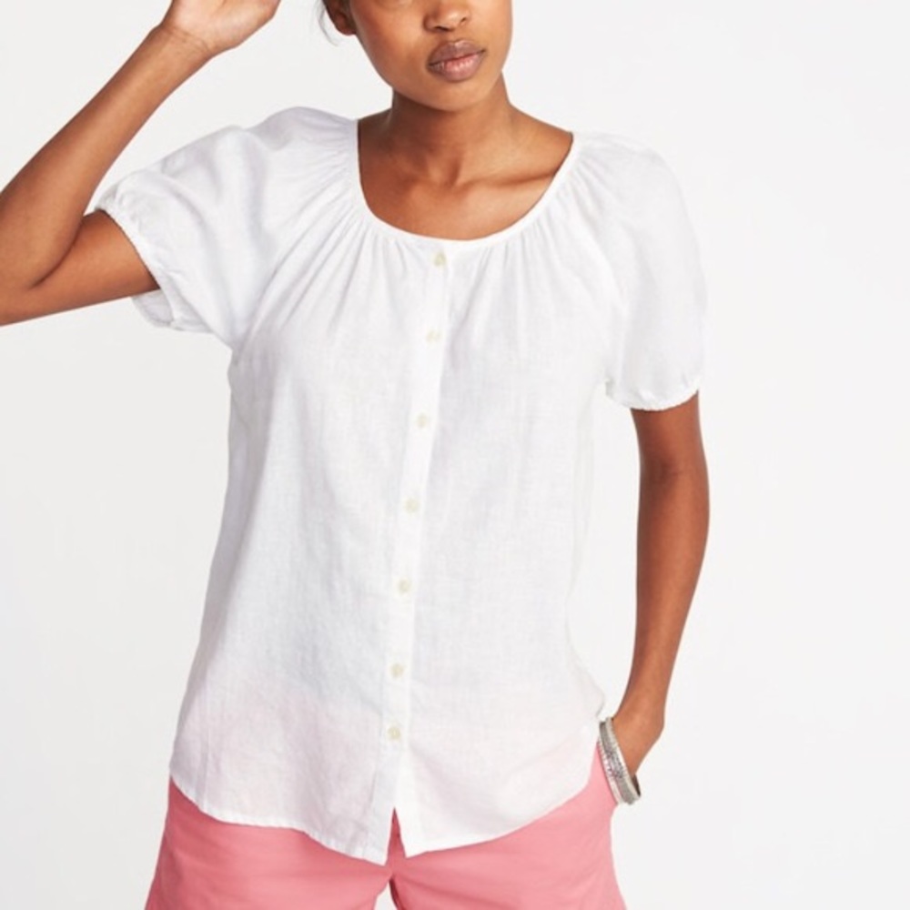 old navy top white